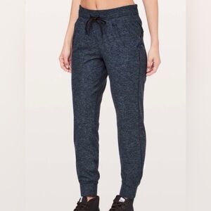 Lululemon Ready to Rulu Joggers Sweatpants Athletic Soft Blue Heather Womens 6